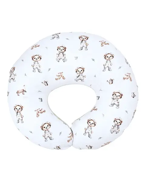 EKO Polštář kojicí malý Velvet Gardener Bear 60x60cm