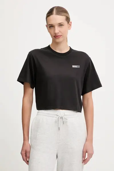 Tričko Puma PUMA x ROSÉ dámské, černá barva, 633806