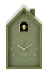 Hodiny Karlsson 11,5 x 20 x 6 cm zelená barva