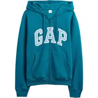 GAP V-GAP HERITAGE FZ HD Dámská mikina, tyrkysová, velikost