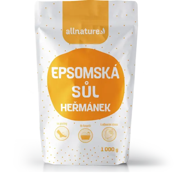 Allnature Epsomská sůl Heřmánek 1000g
