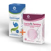 Gastrogal kapky 50ml + Lactofit femina cps 10