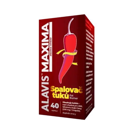 ALAVIS MAXIMA Spalovač tuků Fat Burner cps.40