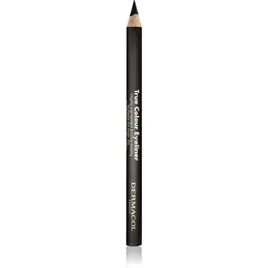 Dermacol True Colour Eyeliner dlhotrvajúca ceruzka na oči odtieň 01 Black 4 g