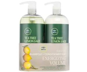 Sada pro objem vlasů Paul Mitchell Tea Tree Lemon Sage Save On Duo + dárek zdarma