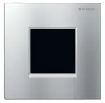 Geberit Splachovací systémy - Elektronické ovládání splachování pisoáru typ 30, síťové napájení, easy to clean, matný chrom 116.027.JQ.1