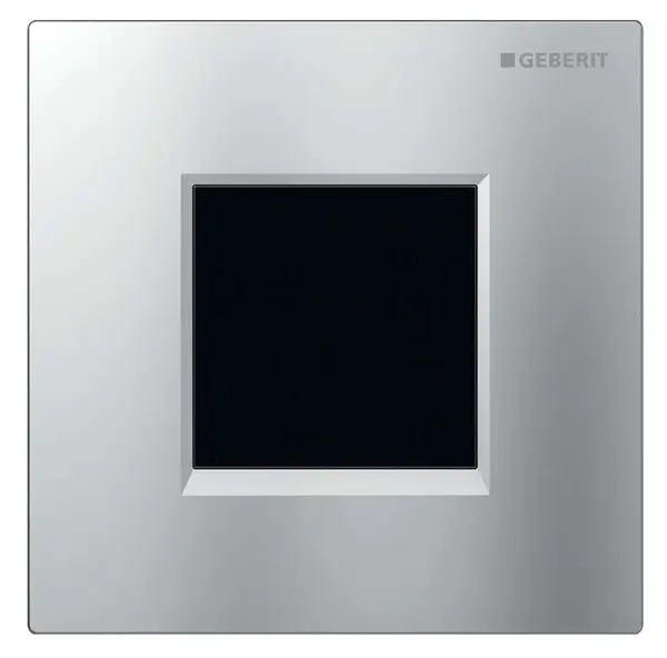 Geberit Splachovací systémy - Elektronické ovládání splachování pisoáru typ 30, síťové napájení, easy to clean, matný chrom 116.027.JQ.1