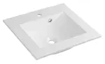 Sapho Yukon - Umyvadlo zápustné 50x45 cm, s 1 otvorem pro baterii, bílá YU050