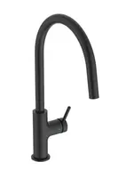 Ideal Standard Ceraline Nuovo - Dřezová baterie s výsuvnou koncovkou, hedvábná černá BE268XG