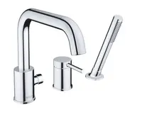 Duravit Circle - Baterie na okraj vany, 3-otvorová instalace, chrom CE5260000010