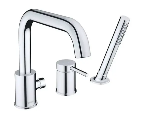 Duravit Circle - Baterie na okraj vany, 3-otvorová instalace, chrom CE5260000010