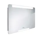 Nimco Zrcadla - Zrcadlo s LED osvětlením, 100x70 cm, dotykový senzor, hliník ZP 22004VX