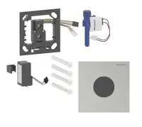 Geberit - Elektronické ovládání splachování pisoárů typ 40, bateriové napájení, easy to clean, Bluetooth, kartáčovaná nerez 116.034.FW.1