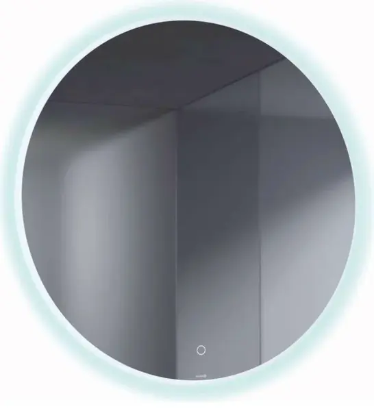 Kludi Luma - Zrcadlo s LED osvětlením a vyhříváním, 100x100 cm, dotykový senzor 17SP0300