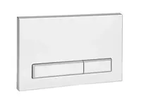 Sanela Příslušenství - Dvojčinné splachovací tlačítko splachování WC, do rámu SLR 21, bílá SLW 50