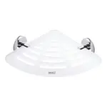 Nimco Unix - Rohová polička IXI s frézováním, chrom UN X211-26