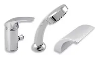 Novaservis Metalia 57 - Vanová 3-otvorová baterie, chrom 57047,0