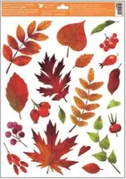 Okenní fólie 40007 barevné podzimní listí  30x42cm