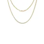 Zlatý řetízek Flat Snake v délce 40 cm KLENOTA