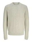 JACK & JONES Sveter 'PAUL'  biela ako vlna