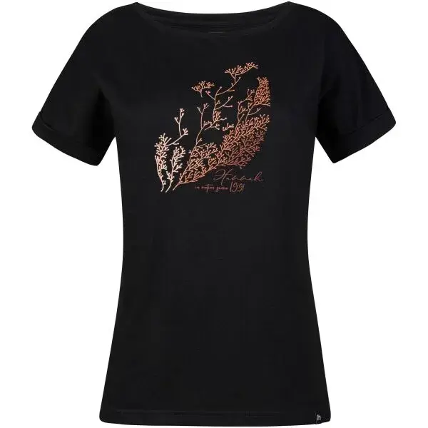 Hannah YULLI Dámské tričko s krátkým rukávem, černá, velikost
