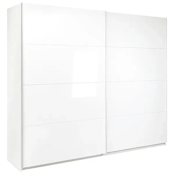 MID.YOU ŠATNÍ SKŘÍŇ S POSUVNÝMI DVEŘM, bílá, 250/210/62 cm