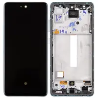 LCD + dotyková deska pro Samsung Galaxy A52, blue ( Service Pack )