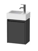 Duravit Ketho.2 - Umyvadlová skříňka 44x36x24 cm, 1 dvířka, panty vpravo, grafit mat K25071R49490000