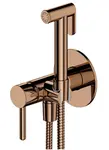 OMNIRES - Bidetová baterie pod omítku, se sprškou, s tělesem, měď SYSYBI2CPROZ1