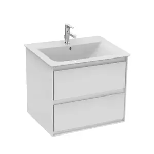 Ideal Standard Connect Air - Skrinka pod umývadlo, 60x44x52 cm, lesklá biela/svetlosivá mat E0818KN