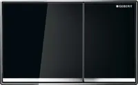 Geberit Omega60 - Ovládacie tlačidlo splachovania, čierna 115.081.SJ.1