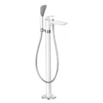 Kludi Balance - Vaňová batéria na podlahu, biela/chróm 525909175