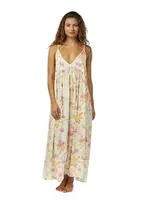 Rip curl dámské šaty Sun Dance Midi White | Bílá | Velikost S