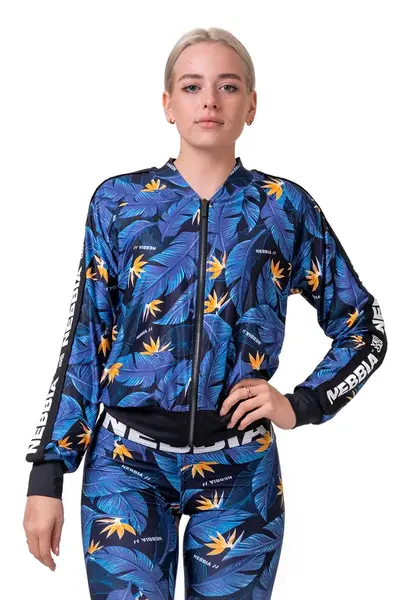 Nebbia Ocean Power sportovní bunda 562, S, modrá