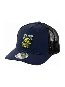 Meatfly kšiltovka Hawkye Trucker Navy Blue Panther | Modrá | Velikost One Size