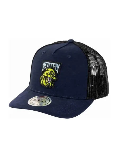 Meatfly kšiltovka Hawkye Trucker Navy Blue Panther | Modrá | Velikost One Size