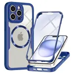 Techsuit MagSafe ColorVerse 360, iPhone 14 Pro Max, modrý