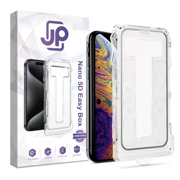 JP Nano 5D Tvrzené sklo Easy Box, iPhone X / XS, černé