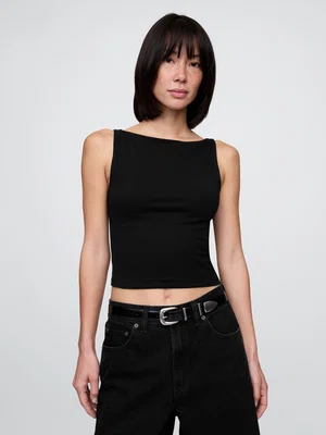 GAP Strečový crop top - Dámské
