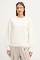 Mikina Tommy Hilfiger dámská, béžová barva, s aplikací, WW0WW47159