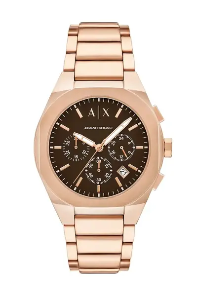 Hodinky Armani Exchange pánské, zlatá barva, AX4188