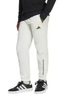 Dětské tepláky adidas béžová barva, s potiskem, KC1178