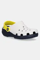 Dětské pantofle Crocs CLASSIC RETRO SPORT CLOG KIDS bílá barva, 211258