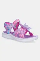 Dětské sandály Skechers S LIGHTS-JUMPSTERS SANDAL-BU fialová barva, 303109L