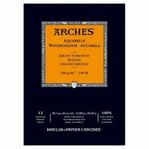 Akvarelový blok Arches rough grain A3, 100% bavlna