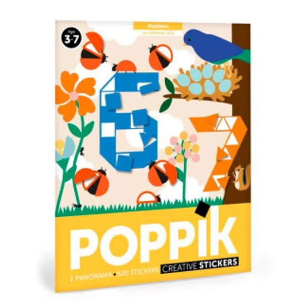 POPPIK Samolepkové panorama Čísla