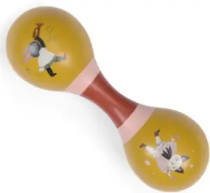 Dvojitá maracas palička Lesní bytosti Ochre