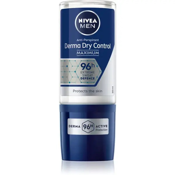NIVEA MEN Derma Dry Control kuličkový antiperspirant pro muže 50 ml
