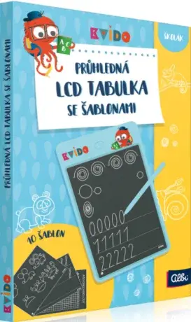 Albi Kvído Průhledná LCD tabulka se šablonami