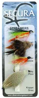 Secura flyfishing mušky streamers 4 ks